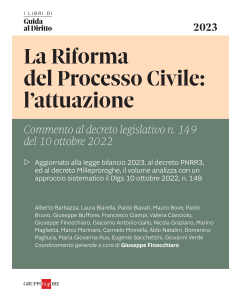 La Riforma del Processo Civile: l'attuazione