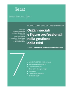 Organi sociali e figure professionali nella gestione della crisi