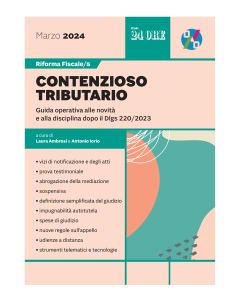 Riforma fiscale 5 - Contenzioso tributario