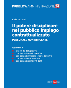 Il potere disciplinare nel pubblico impiego contrattualizzato DIGITALE - FORMATO PDF