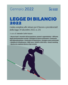 Legge di bilancio 2022 - Misure per il lavoro e previdenziali