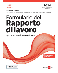 Formulario del Rapporto di lavoro 2024