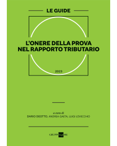 L'onere della prova nel rapporto tributario